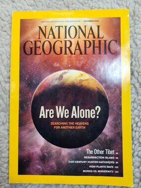 National Geographic Magazine December 2009 Are We Alone Issue Used Collectible